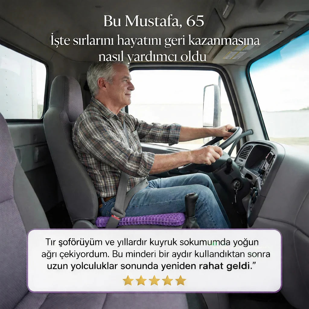 Gün Boyu Konfor Sağlayan Jel Oturma Minderi – Ağrısız Oturuş Deneyimi