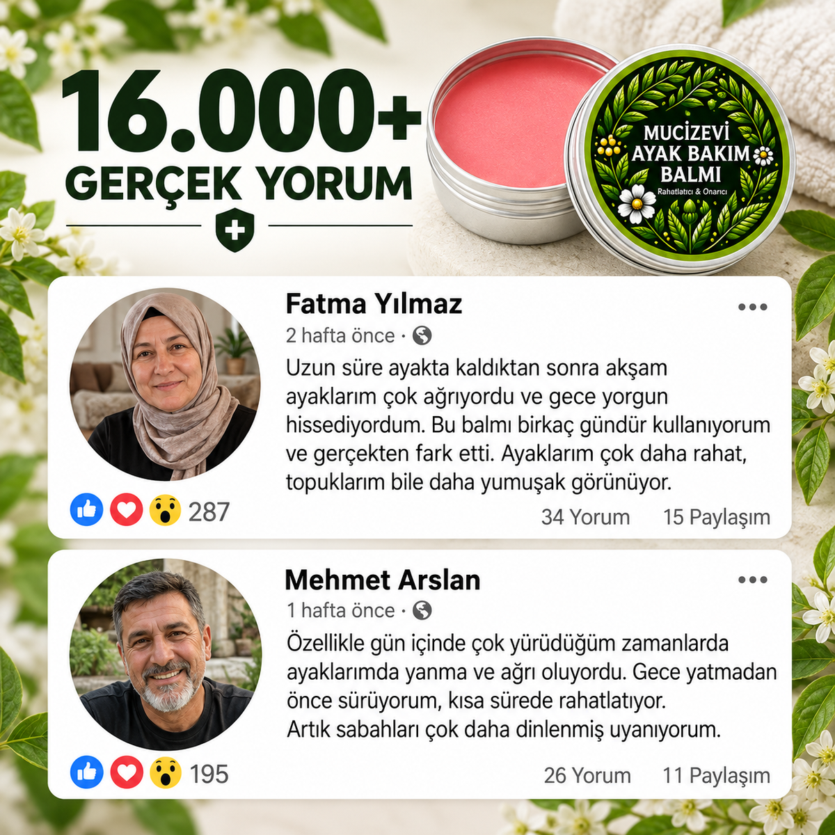 Mucizevi Ayak Ağrısı Balmı