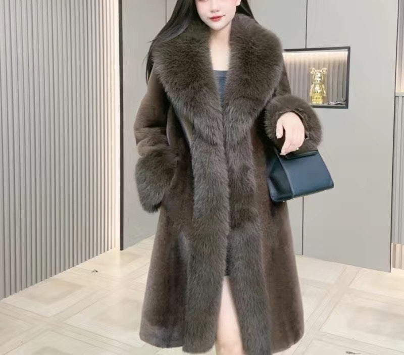 Fur And Leather Overcoat