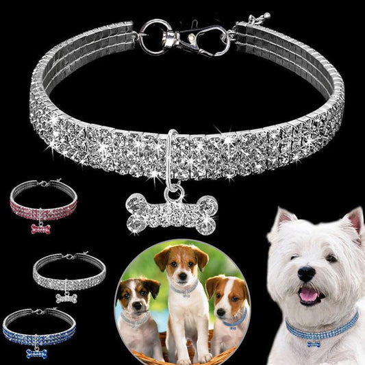 Pet rhinestone Collars