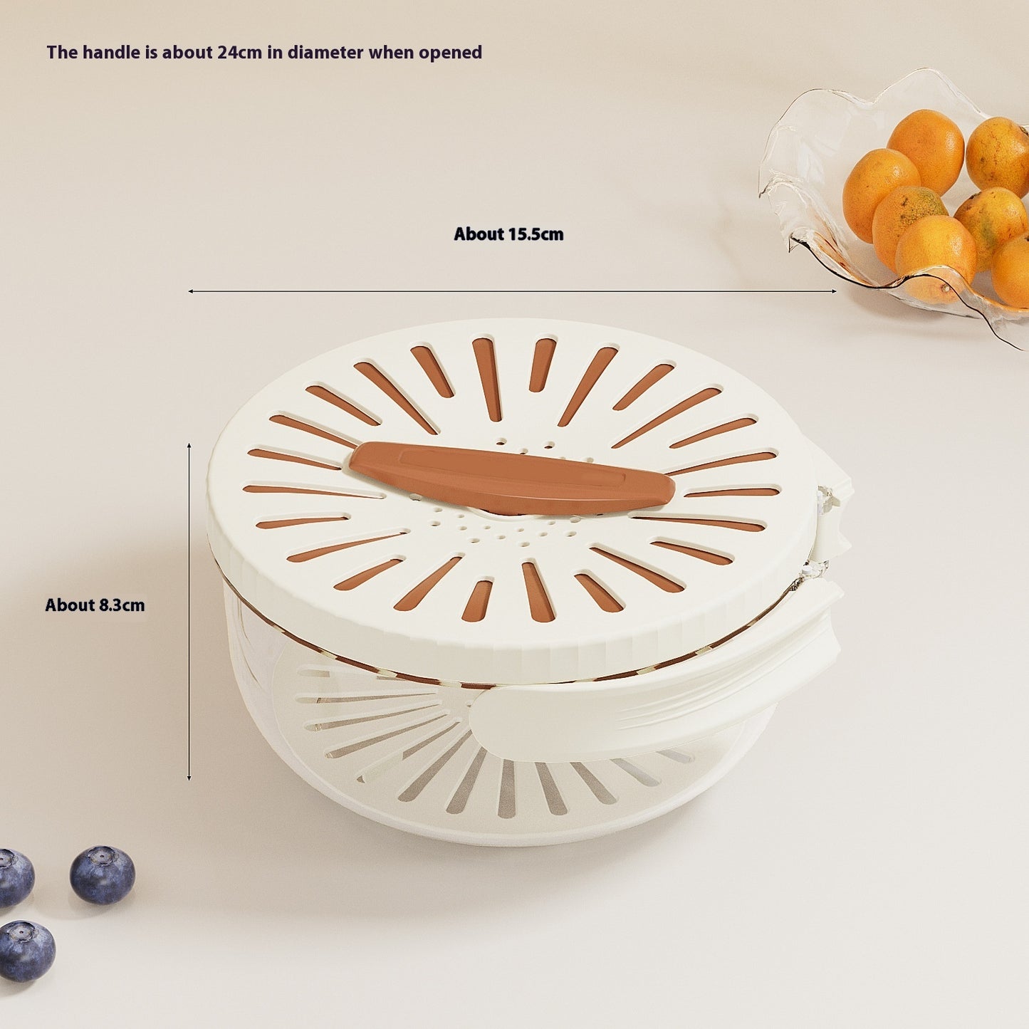 Fruit Drain Basket & Vegetable Washing Bowl