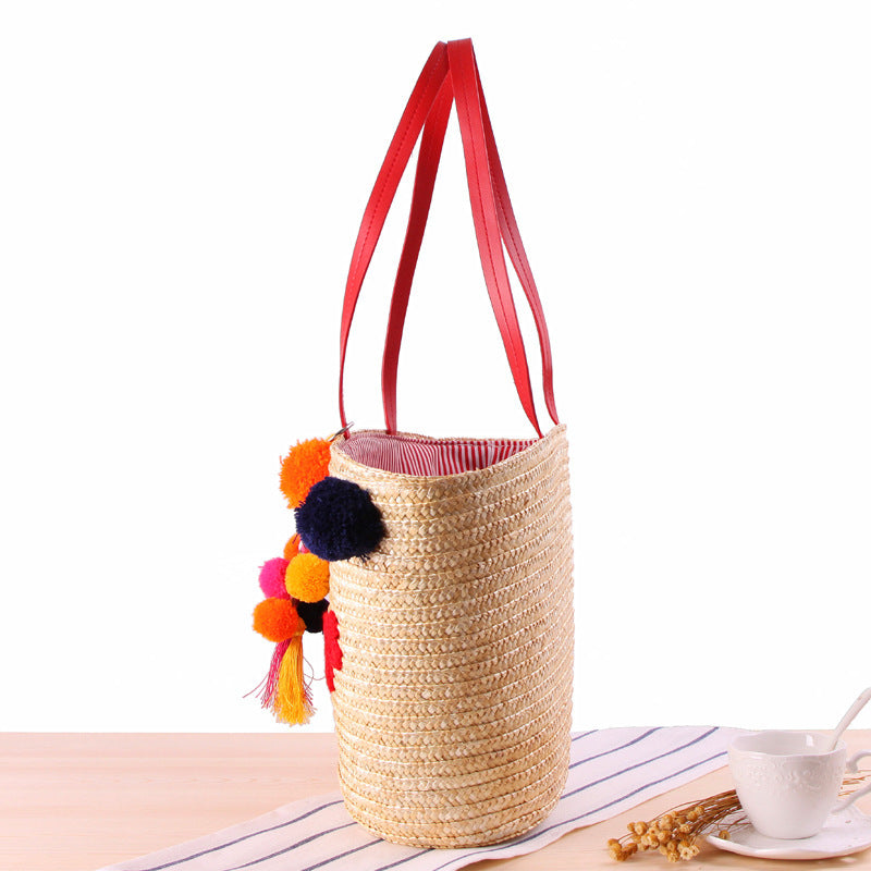 Hand-knitted Beach bag