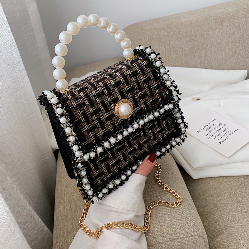 Chain pearl bag