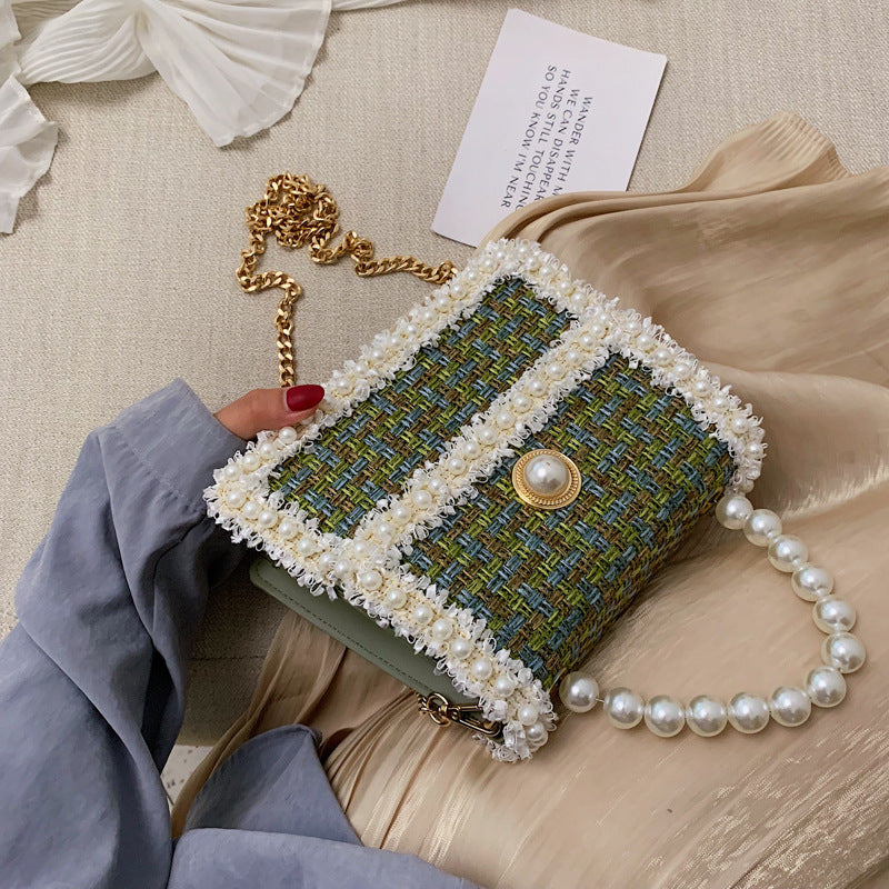 Chain pearl bag