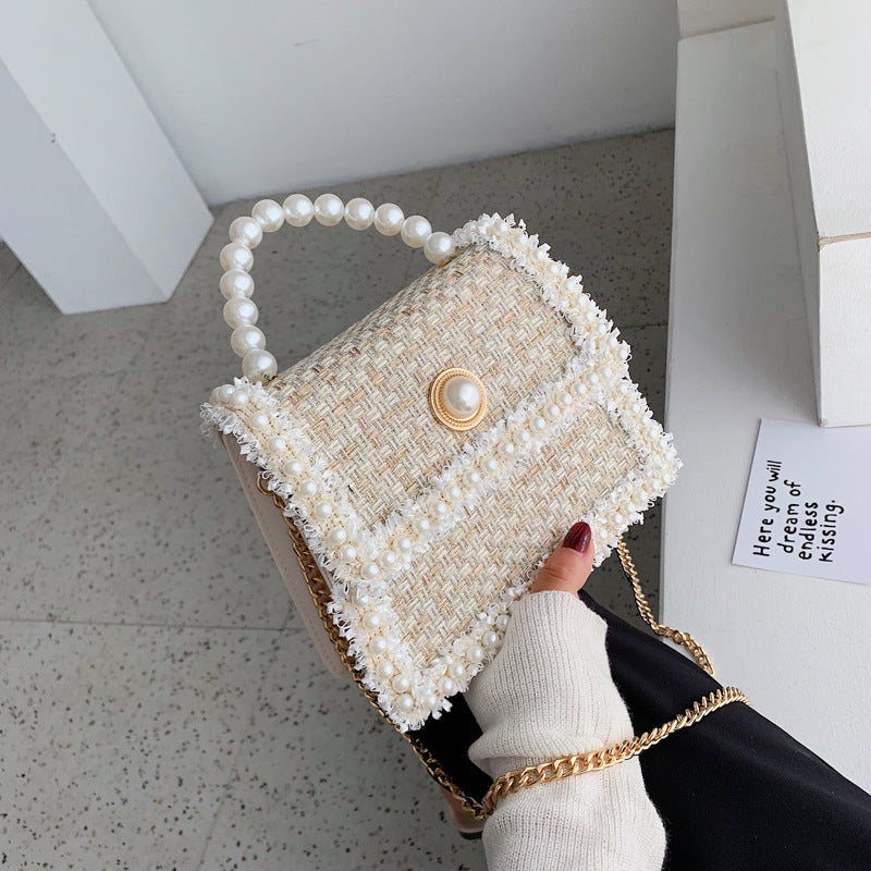 Chain pearl bag