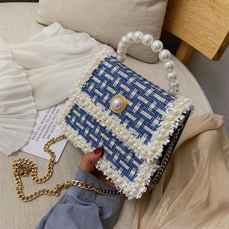 Chain pearl bag