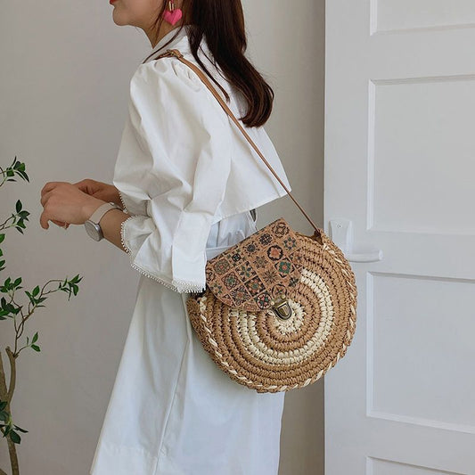 Straw-weaved Beach Bag