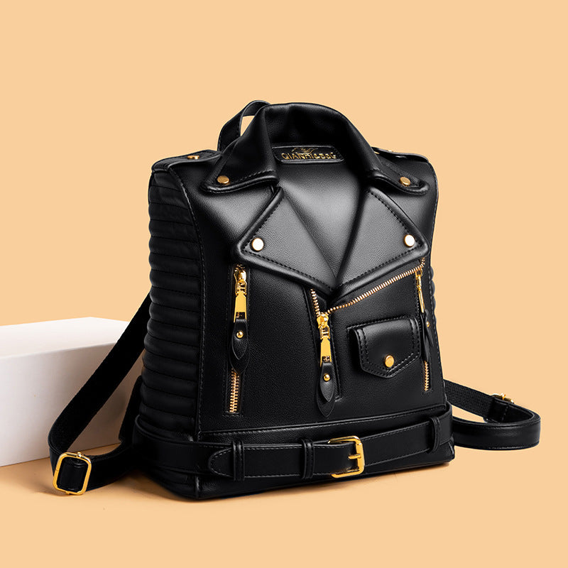 Collar Leather backpack