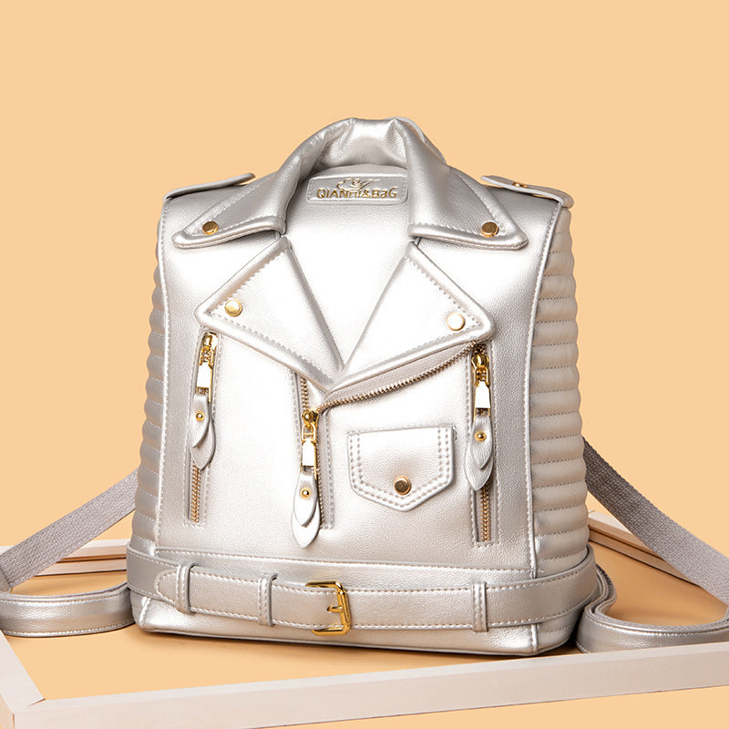 Collar Leather backpack