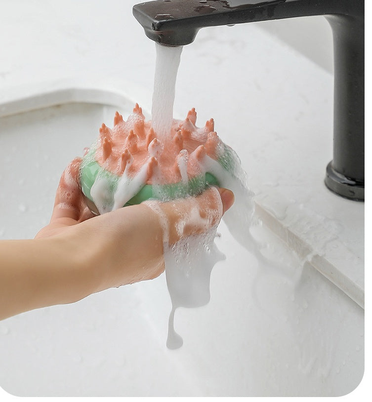 Pet washing brush