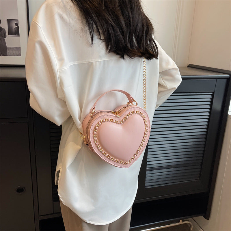 Heart shaped summer bag