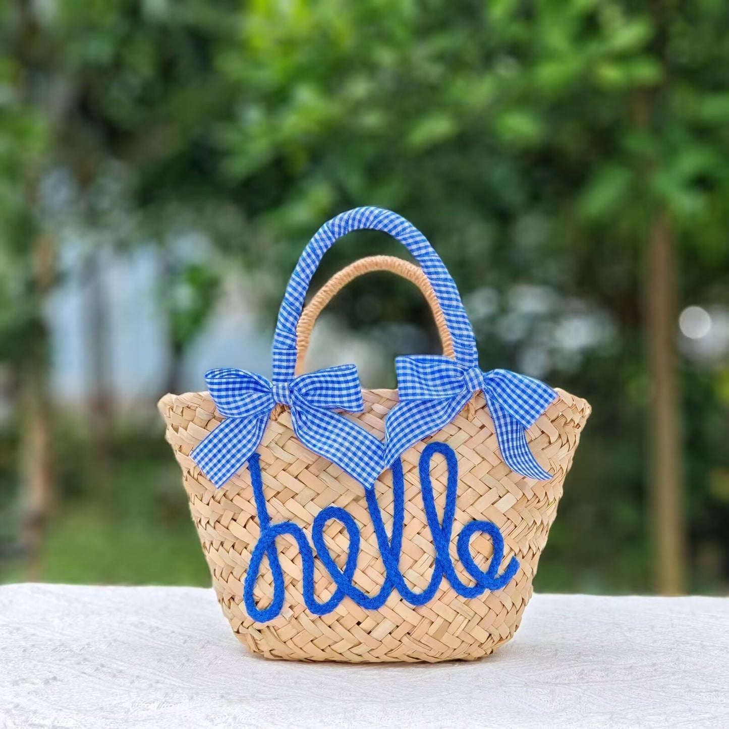 Letter Woven Bag