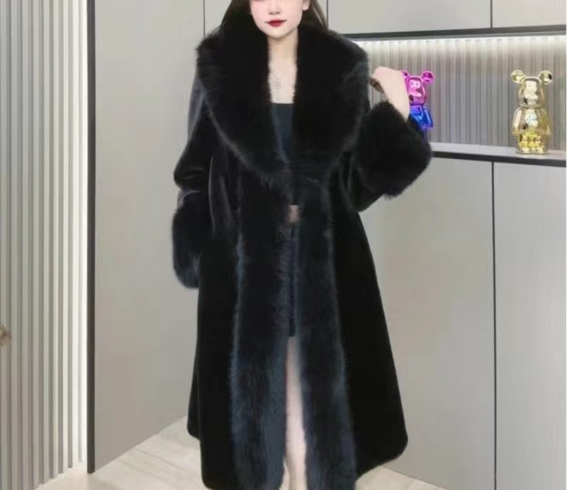 Fur And Leather Overcoat