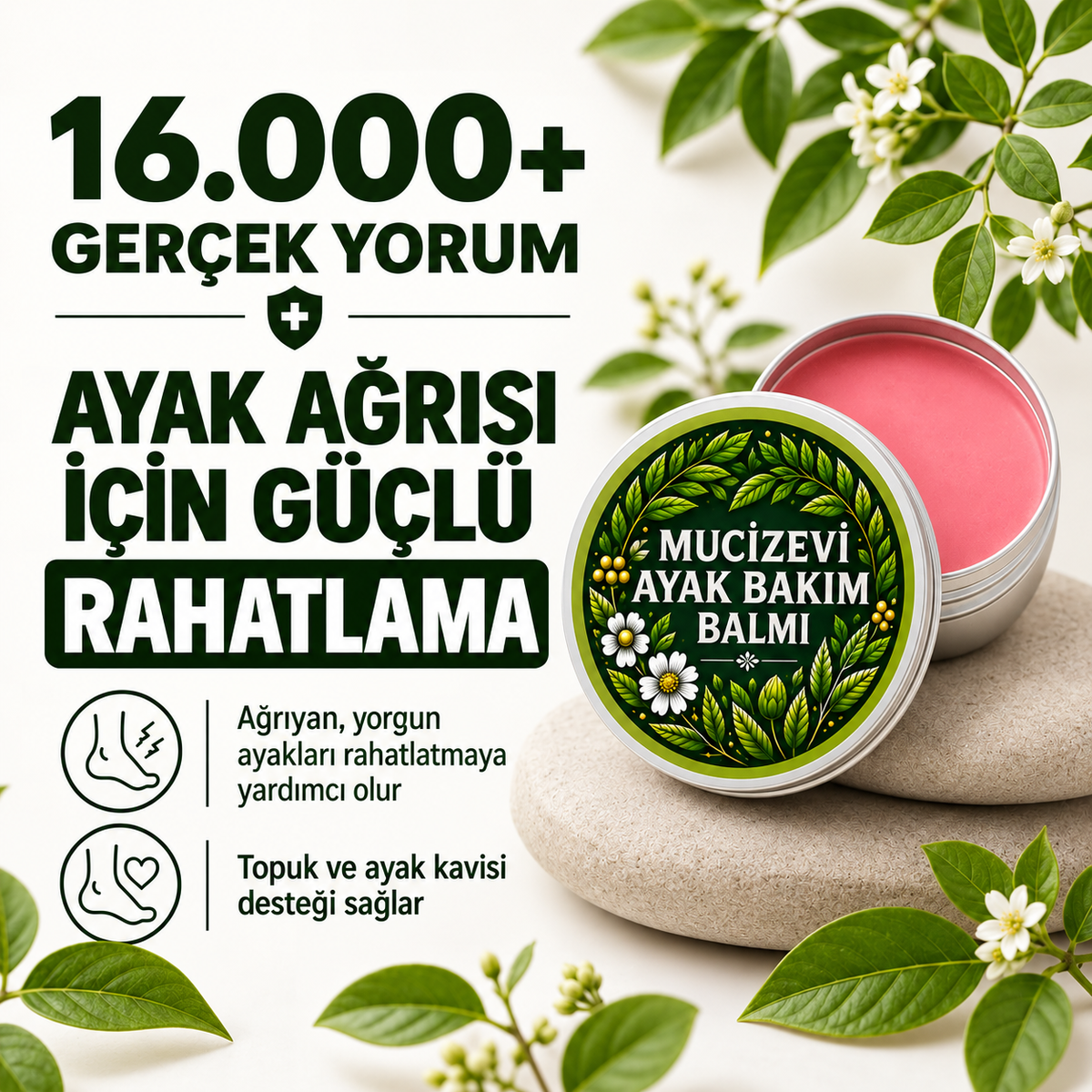 Mucizevi Ayak Ağrısı Balmı