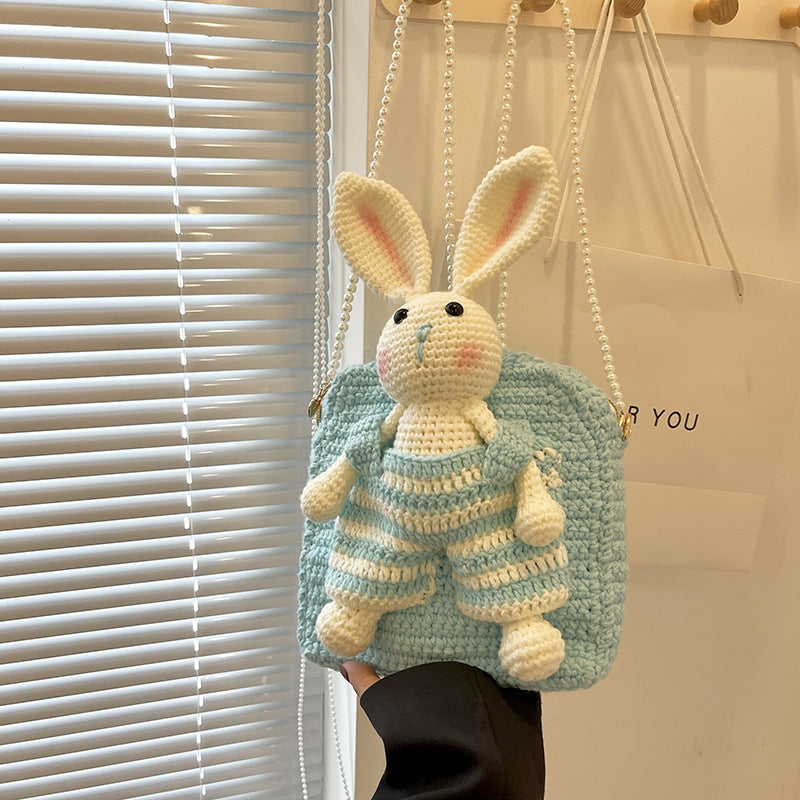 A rabbit Woolen Yarn Bag