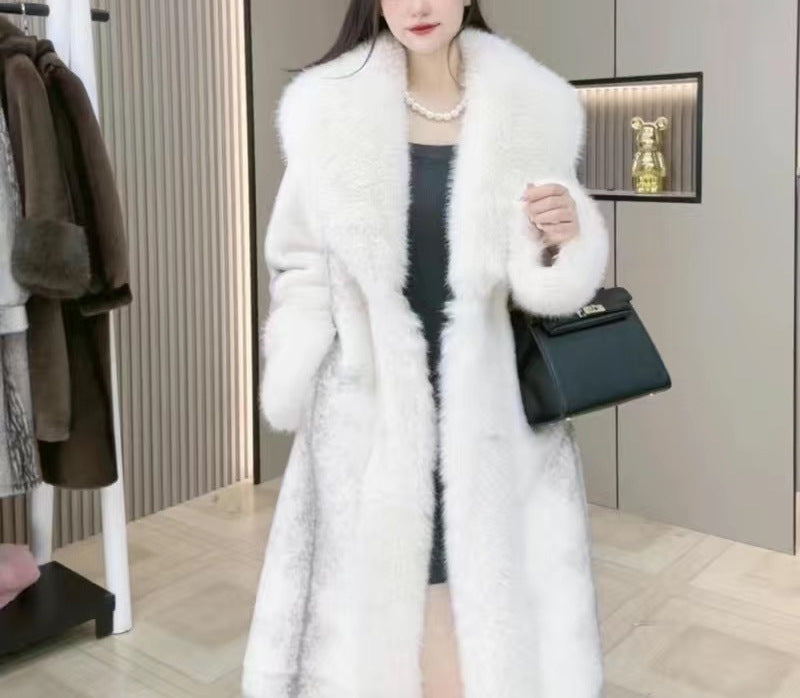 Fur And Leather Overcoat