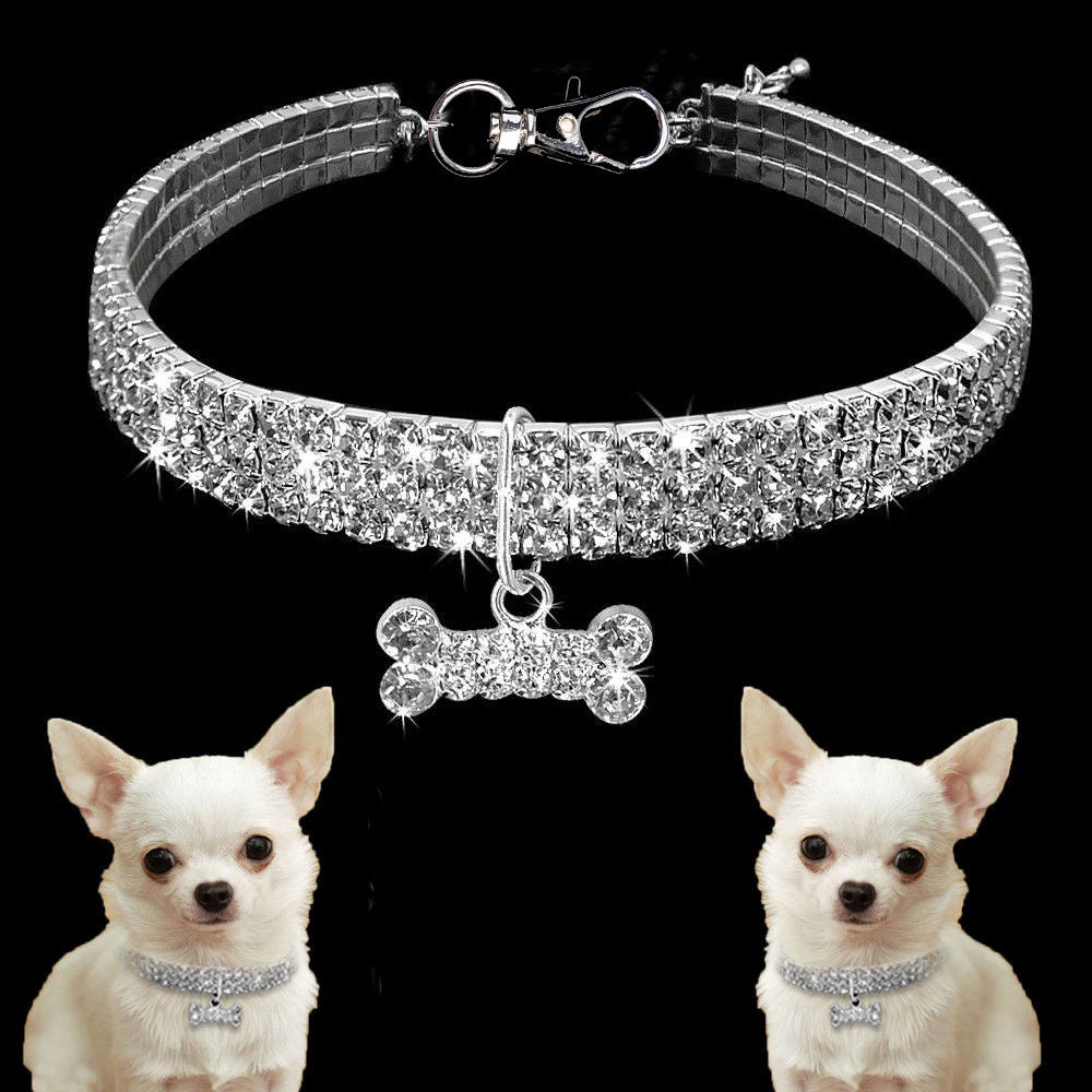 Pet rhinestone Collars