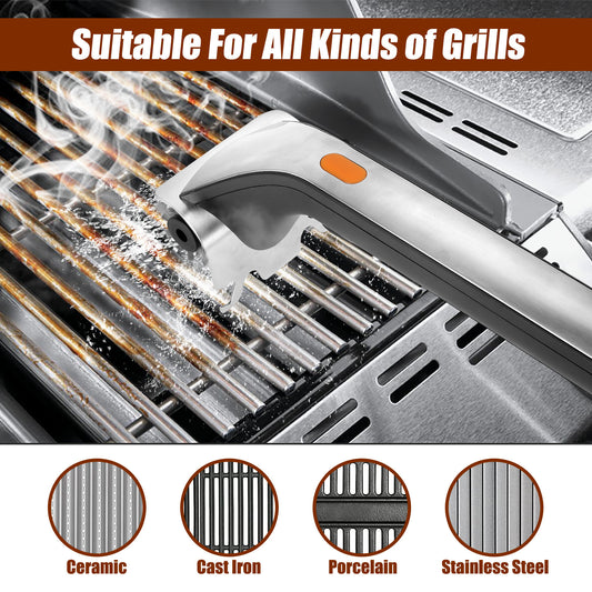 Stainless Steel Electric Steam Barbecue Brush