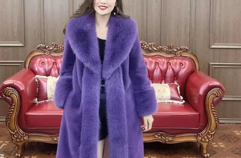 Fur And Leather Overcoat