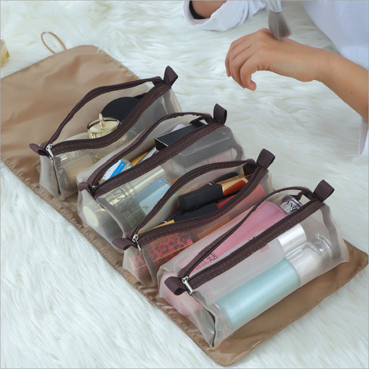 Foldable cosmetic Travel Bag