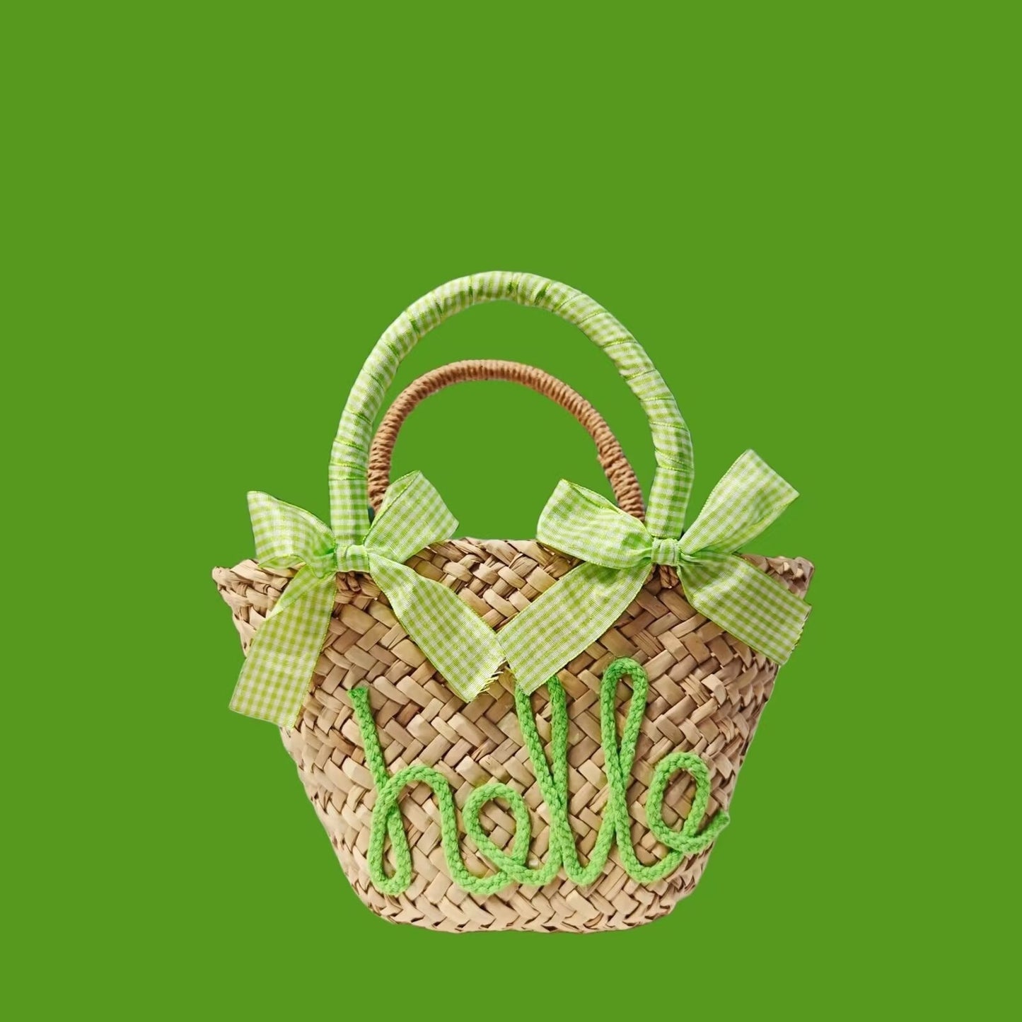 Letter Woven Bag