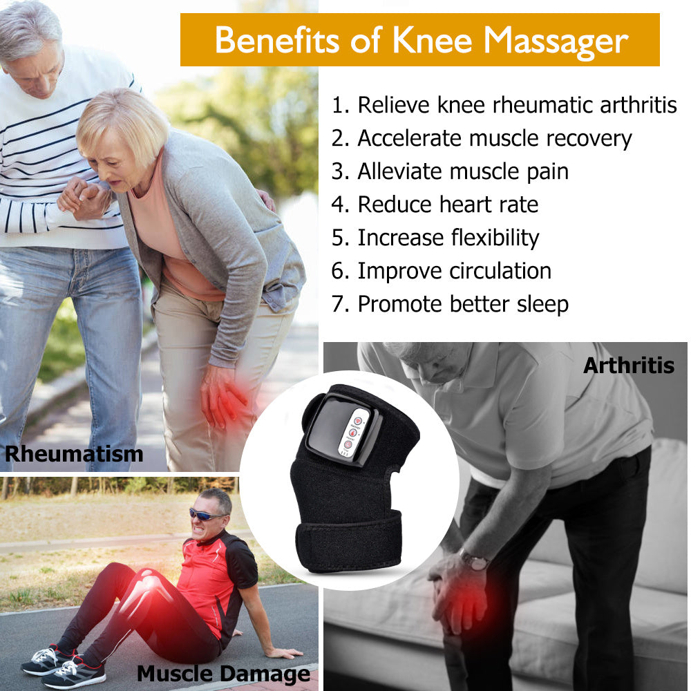 Electric Infrared Heating Knee Massager. Pain Relief