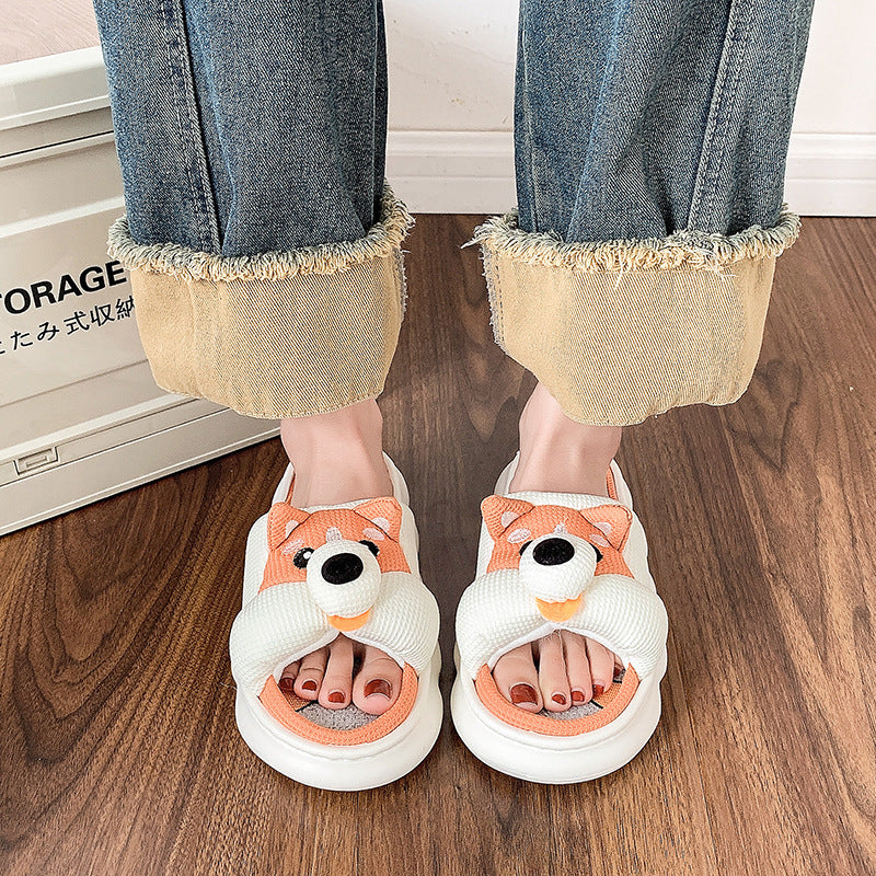 Breathable Cotton Slippers