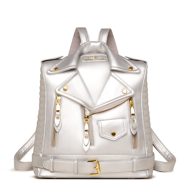 Collar Leather backpack