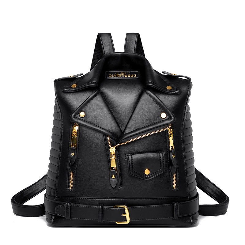 Collar Leather backpack