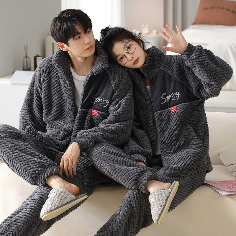 Flannel Couple Pajamas