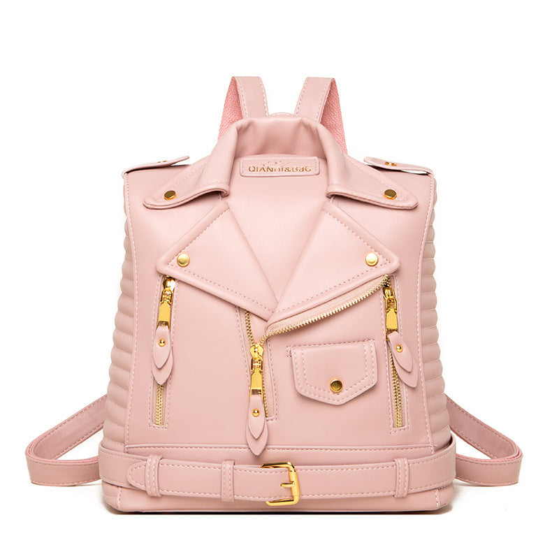 Collar Leather backpack