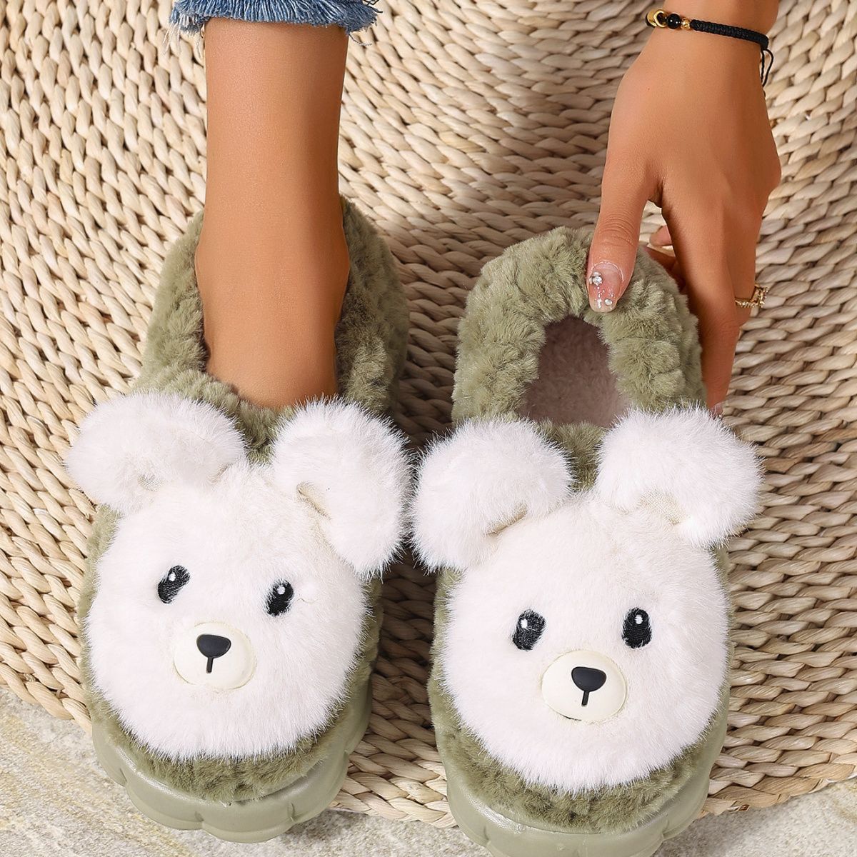 Cartoon panda shoes