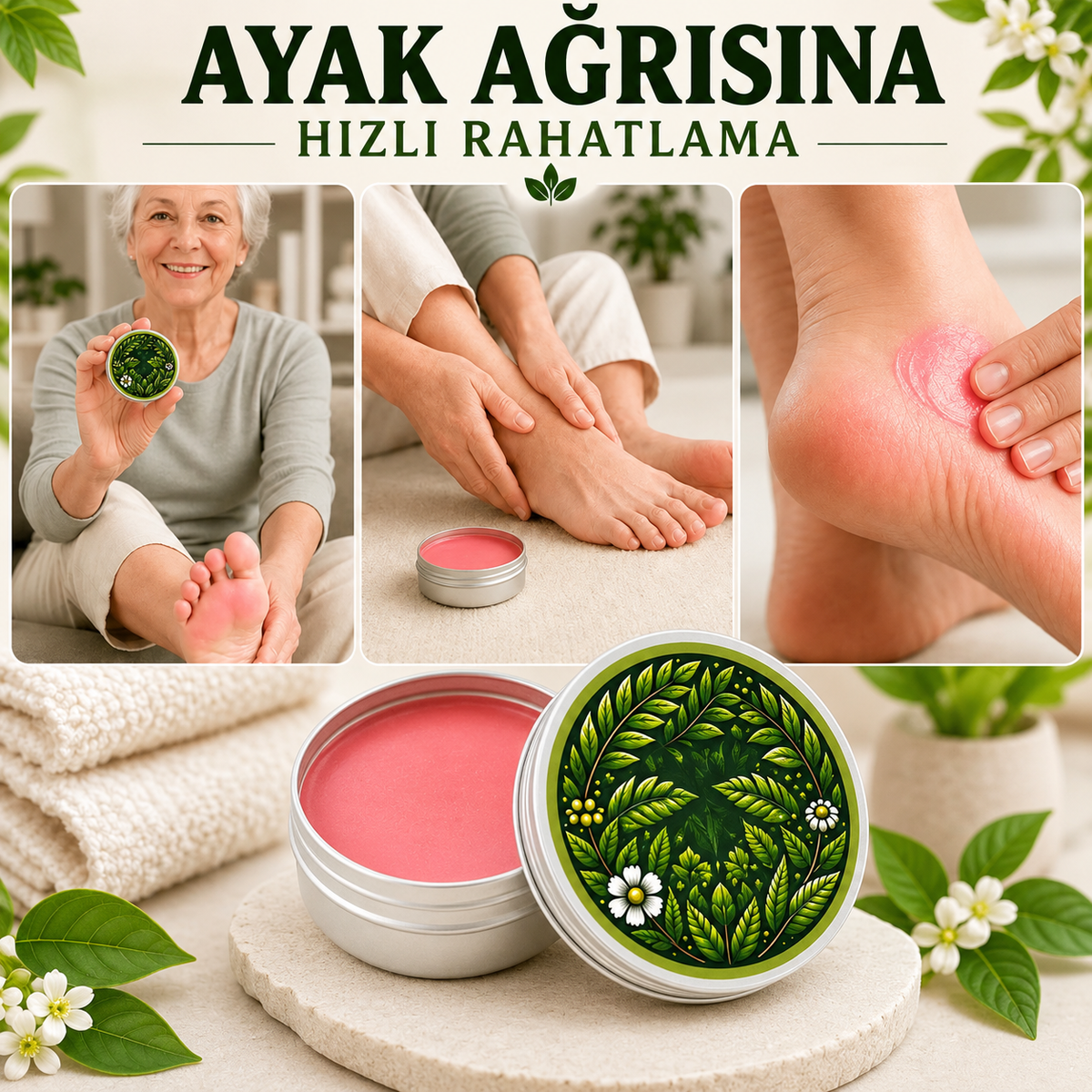 Mucizevi Ayak Ağrısı Balmı