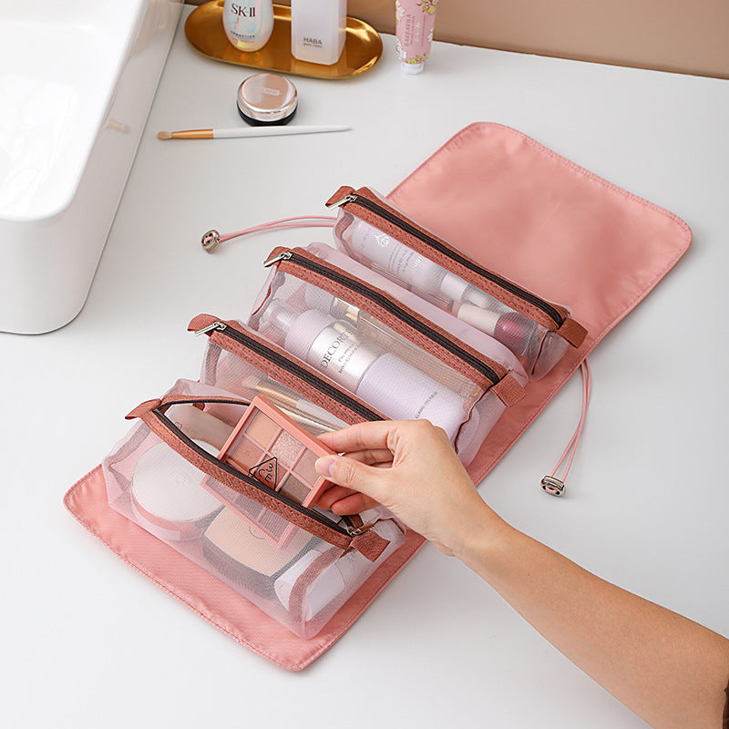 Foldable cosmetic Travel Bag