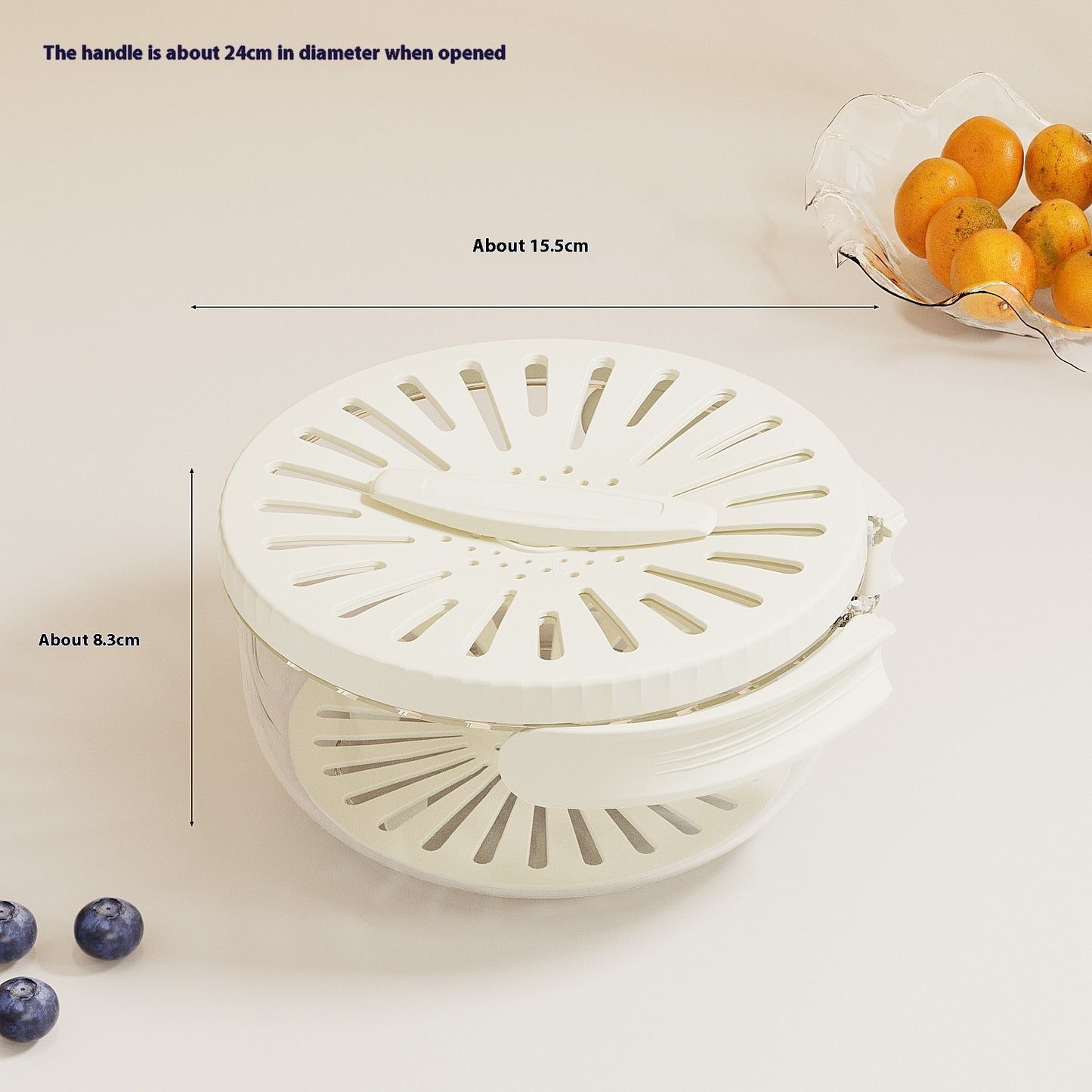 Fruit Drain Basket & Vegetable Washing Bowl