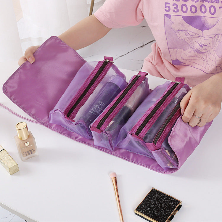 Foldable cosmetic Travel Bag