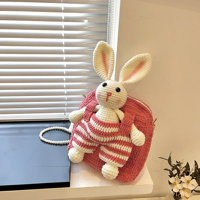 A rabbit Woolen Yarn Bag