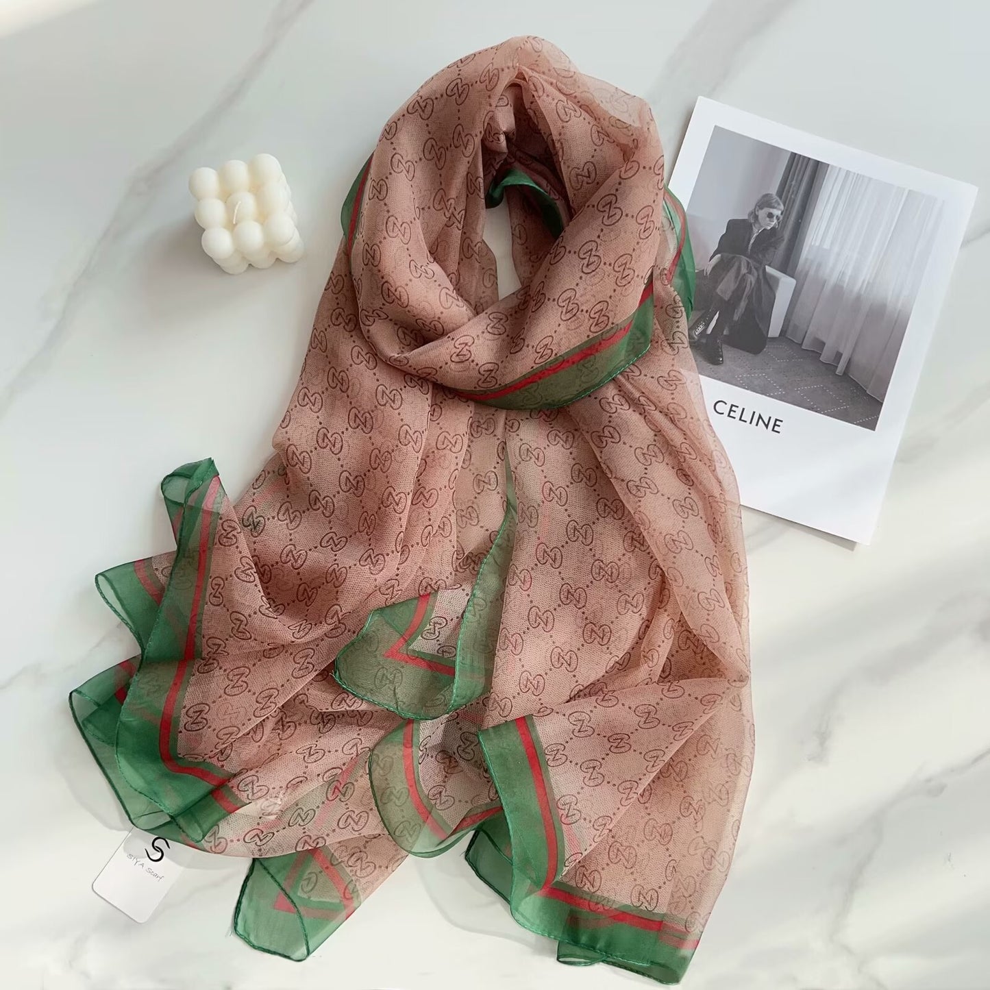 Silk Scarf Sun Protection