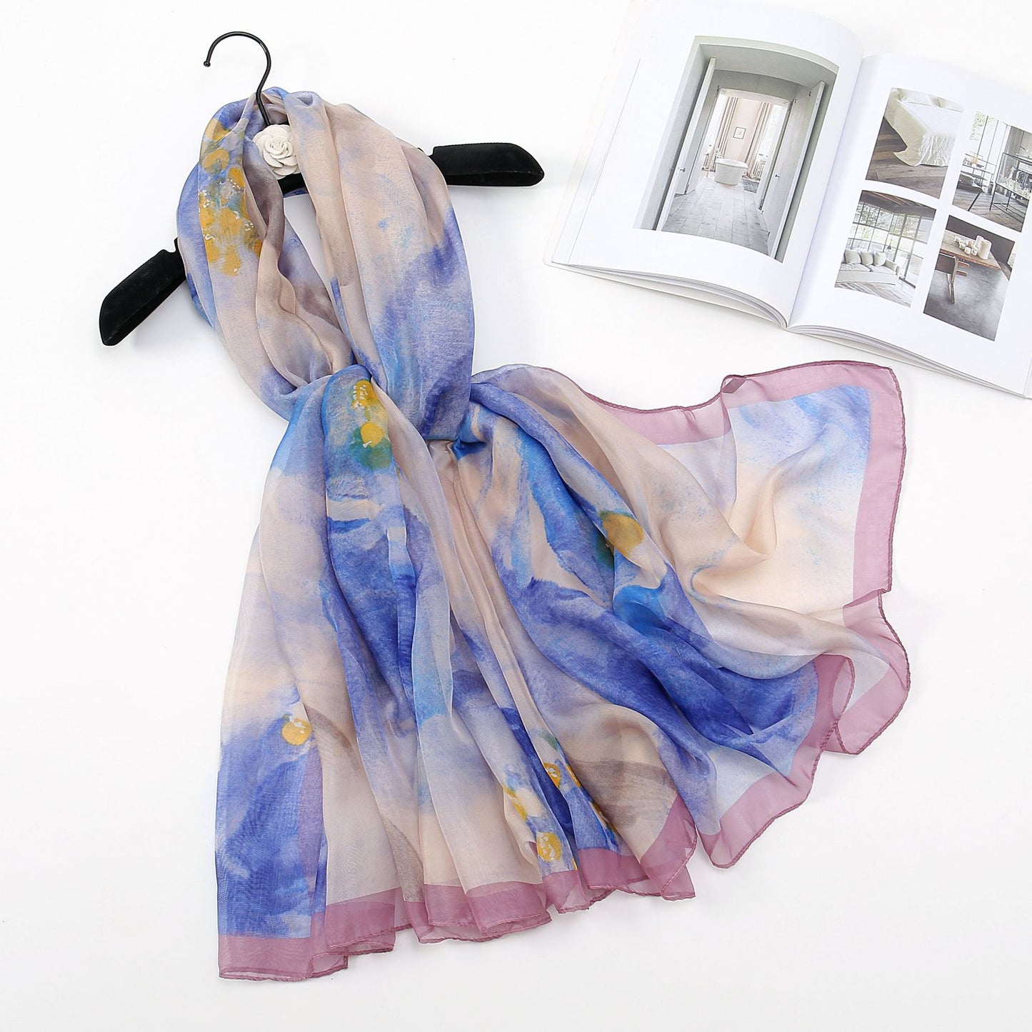 Silk Scarf Sun Protection