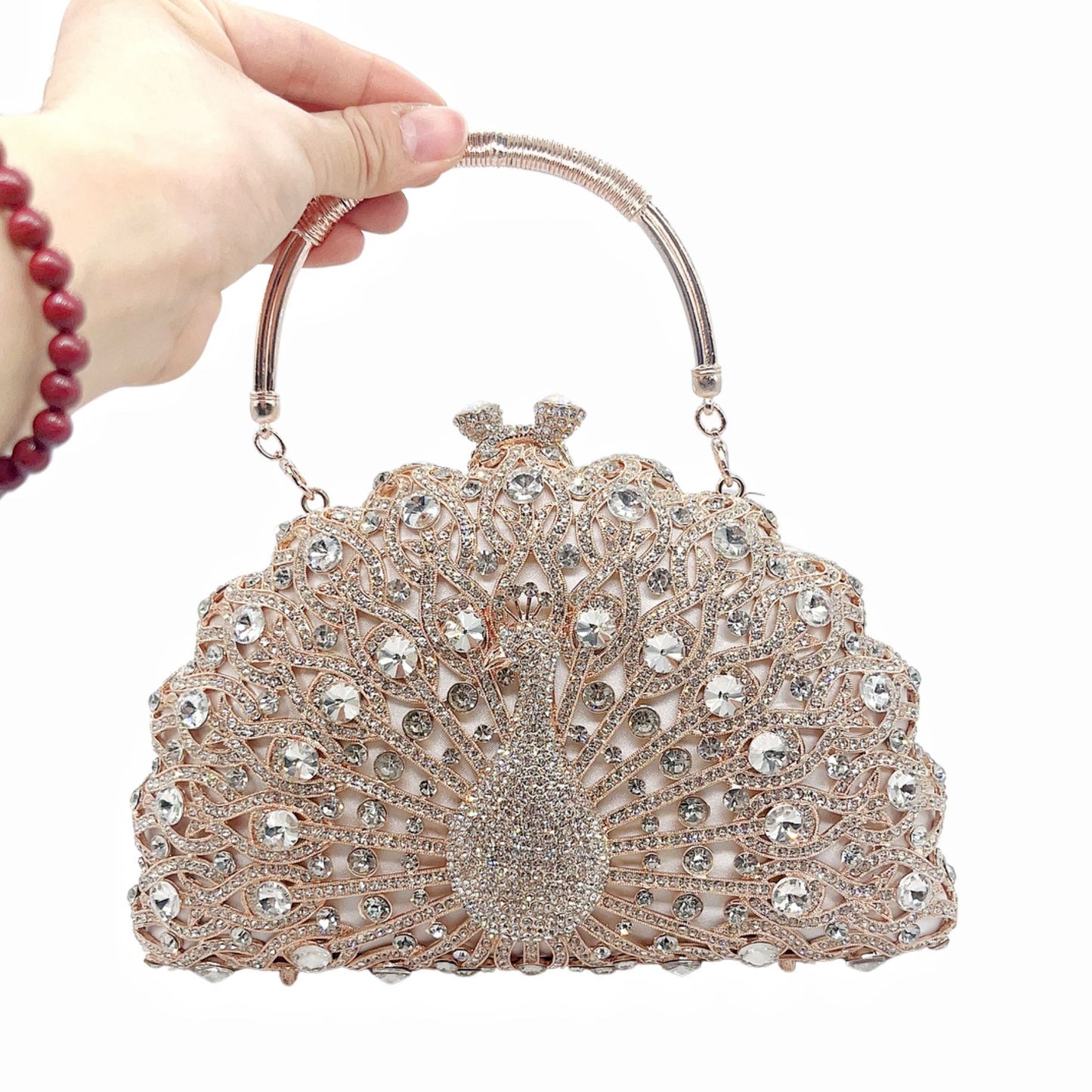 Diamond Luxury peacock bag