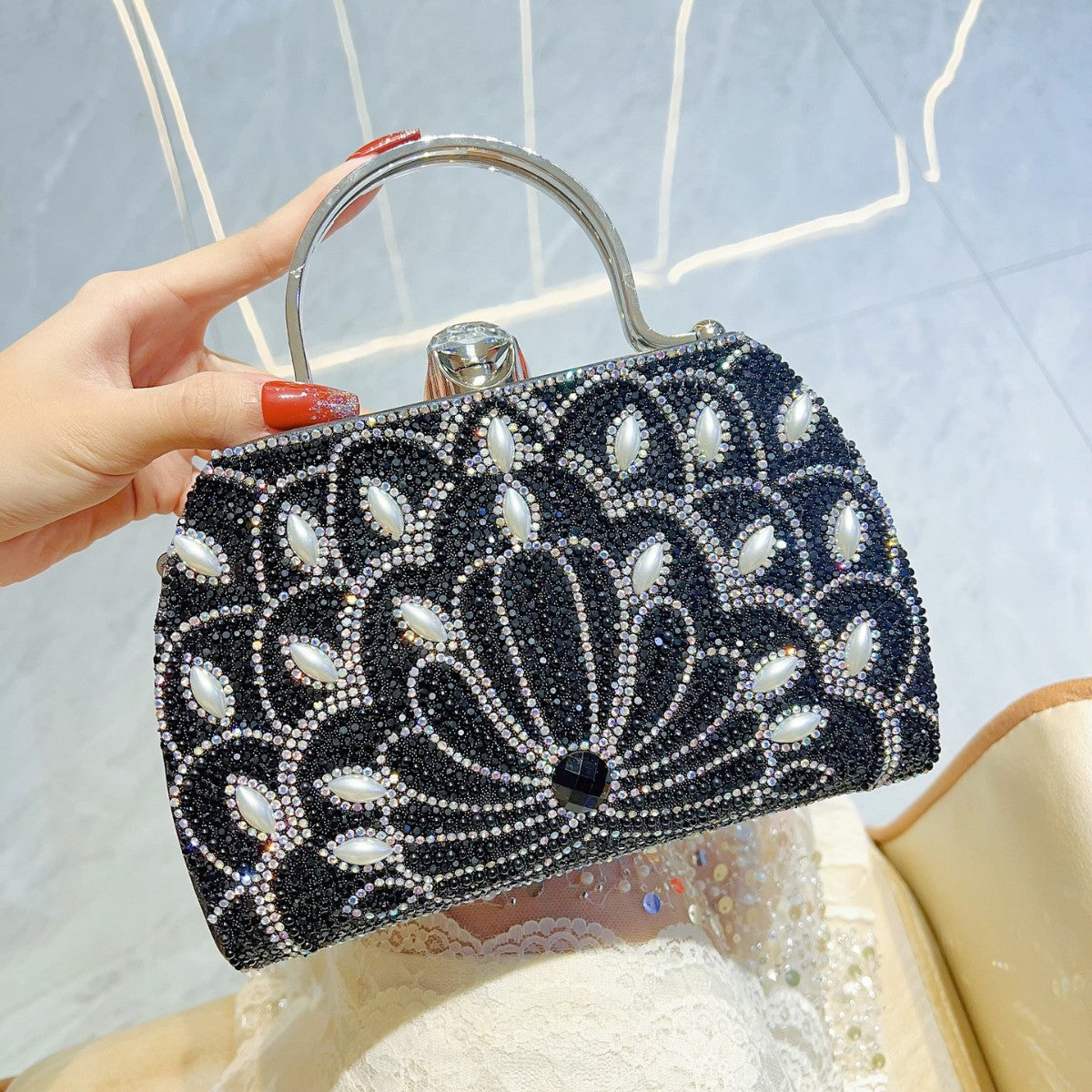 Women's Rhinestone Handbag