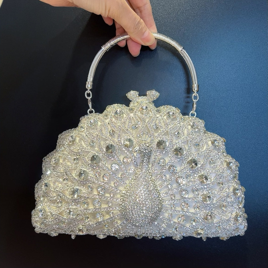 Diamond Luxury peacock bag