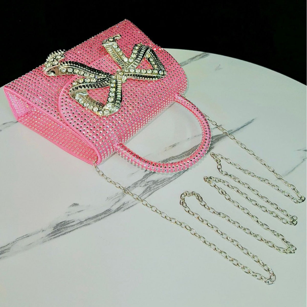 Rhinestone Banquet Diamond Bag