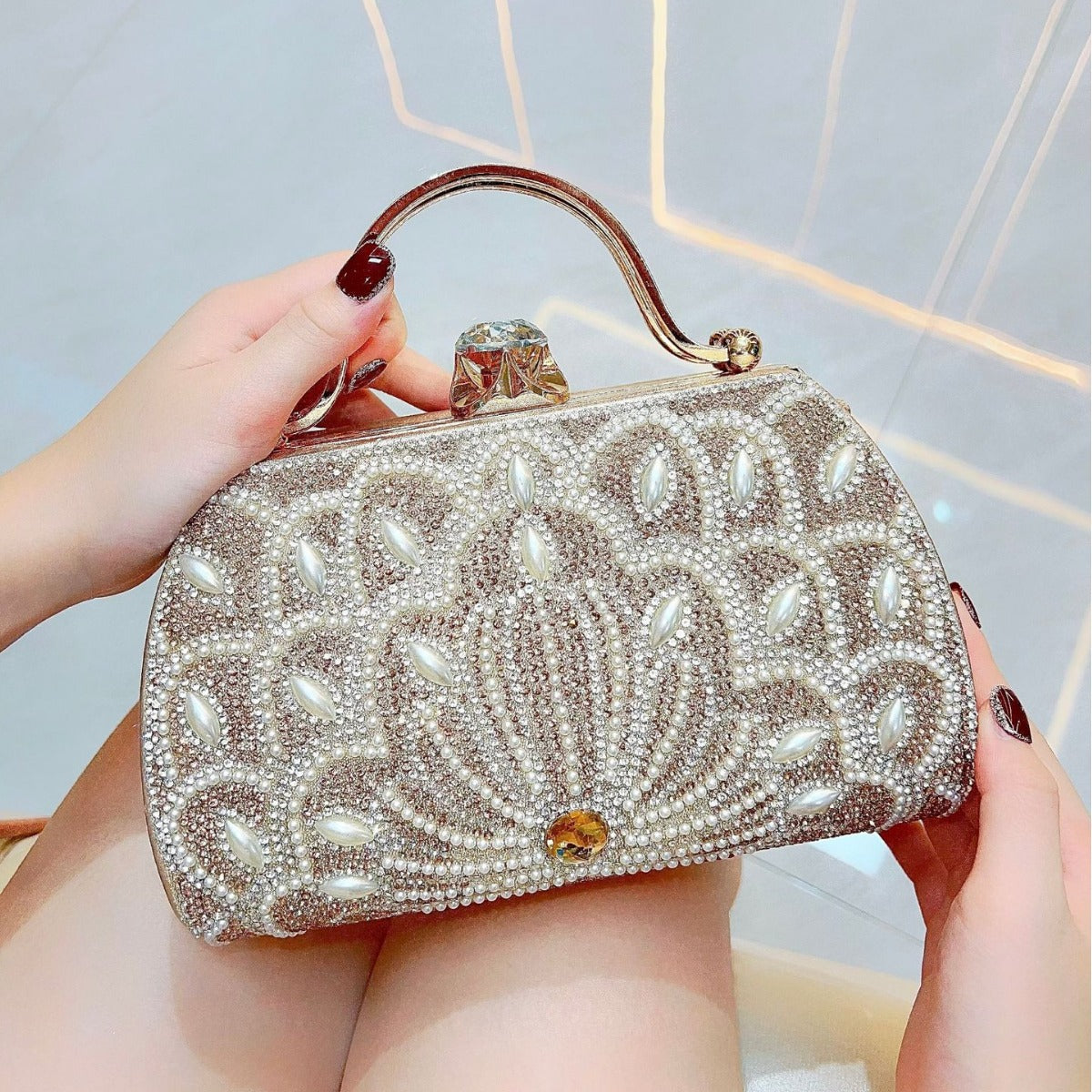 Women's Rhinestone Handbag