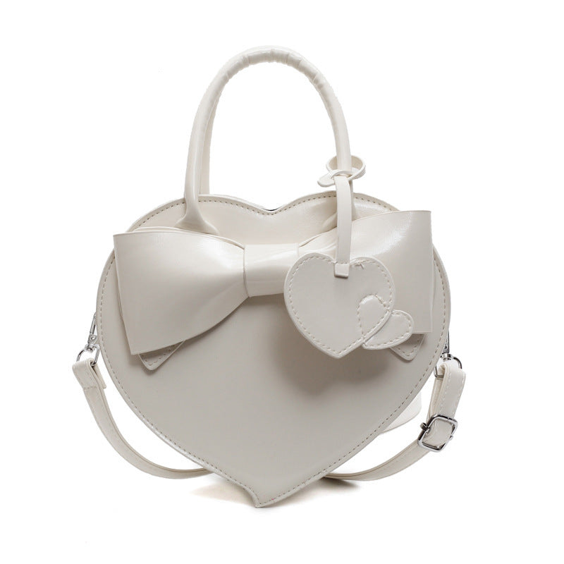 Bow Heart Portable Bag