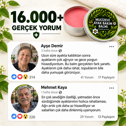 Mucizevi Ayak Ağrısı Balmı
