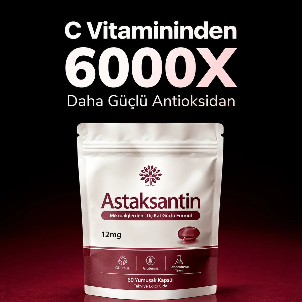 Astaksantin - Tüm Vücut Desteği ve Hücre Koruması İçin Doğanın En Güçlü Antioksidanı