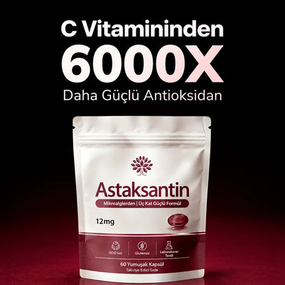 Astaksantin - Tüm Vücut Desteği ve Hücre Koruması İçin Doğanın En Güçlü Antioksidanı