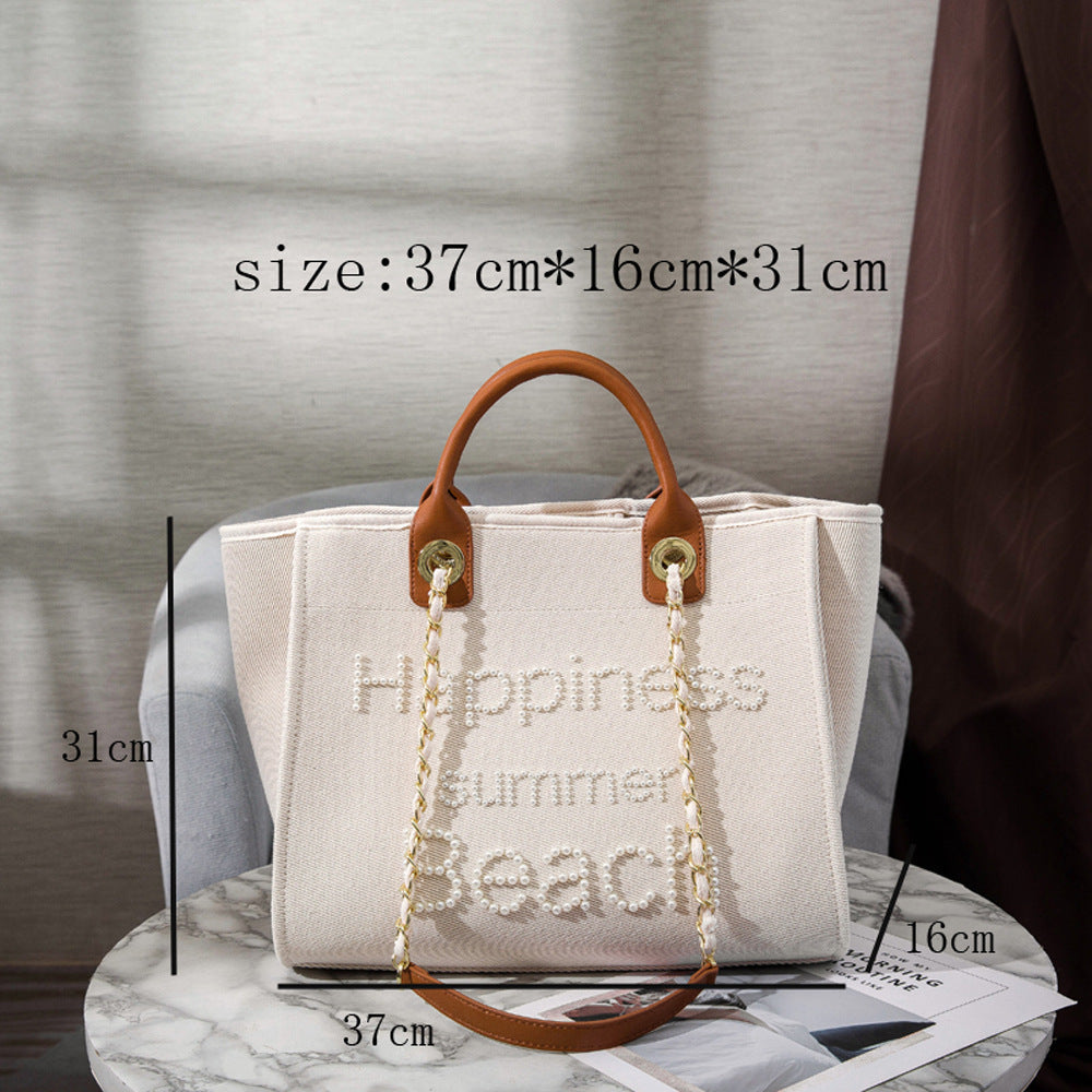 Fashion Pearl Embroidery Bag