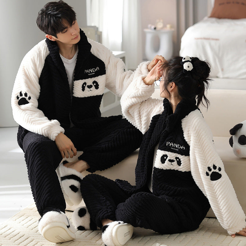 Flannel Couple Pajamas